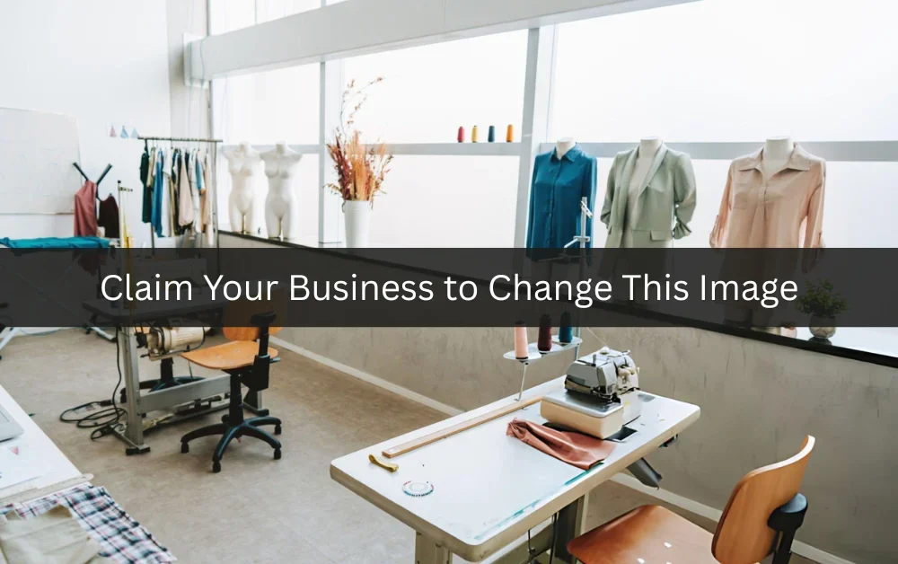 Tailor shop offering clothing alterations and hemming services for garments